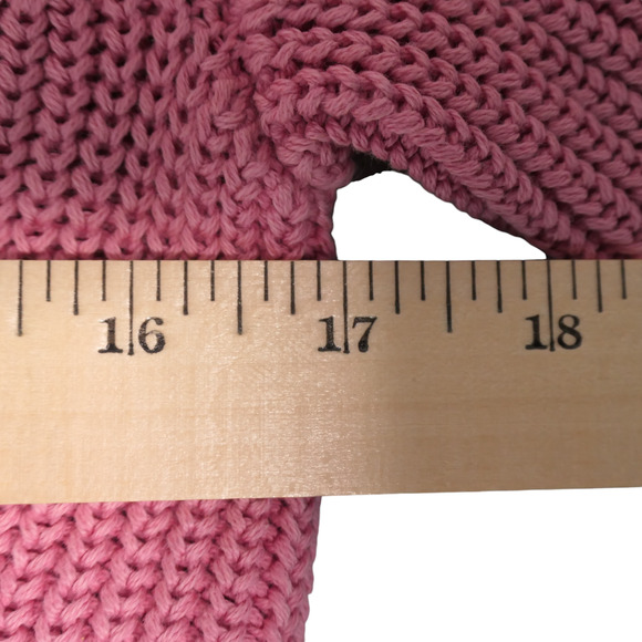 Marine Layer Sweater Women XS Pink Ribbed Knit 100% Cotton Career Casual Classic - Picture 6 of 8
